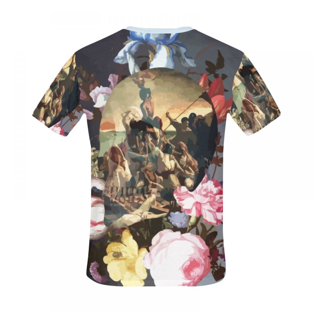 Herren Kunst Surrealismus Renaissance Krieg Kurzes T-shirt Luxemburg