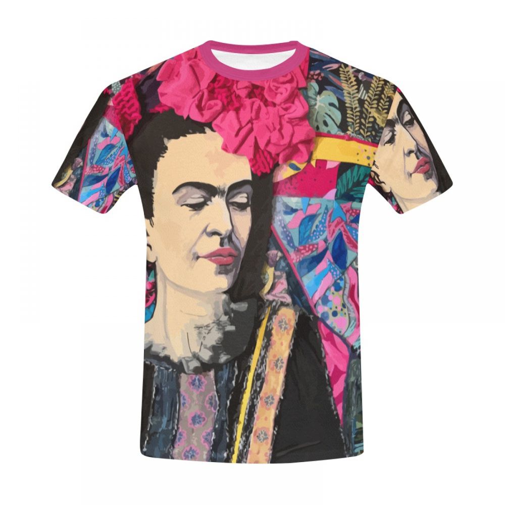 Herren Charakterkunst Frida Kahlo Kurzes T-shirt Luxemburg