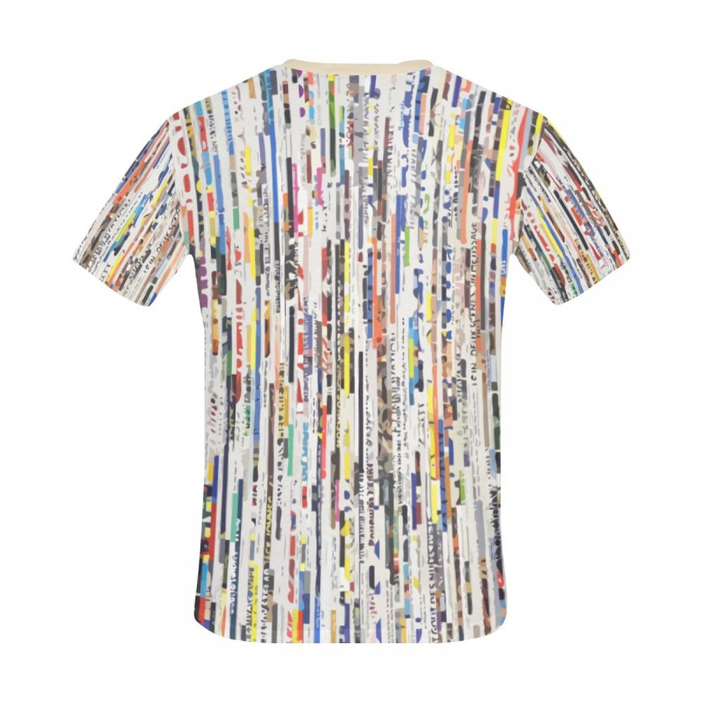 Herren Ein Sunmmer-farbfluss Kurzes T-shirt Luxemburg