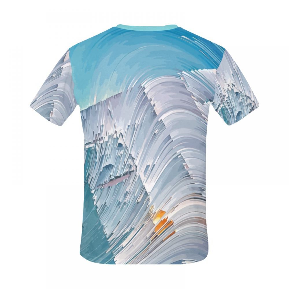 Herren Meereskunst Maledivische Muschel Kurzes T-shirt Luxemburg