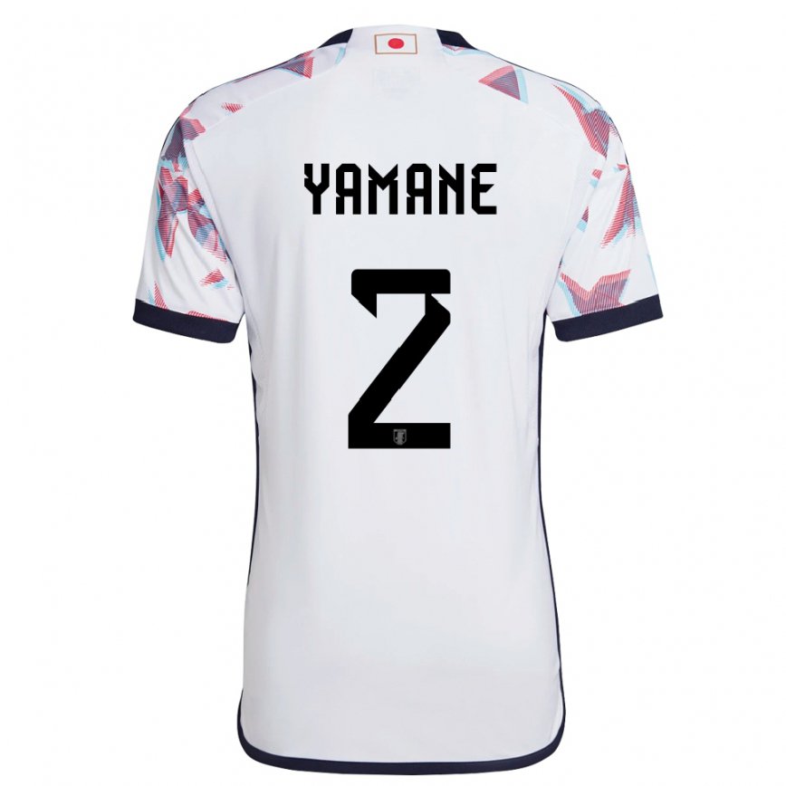 Herren Japanische Miki Yamane #2 Weiß Auswärtstrikot Trikot 22-24 Luxemburg