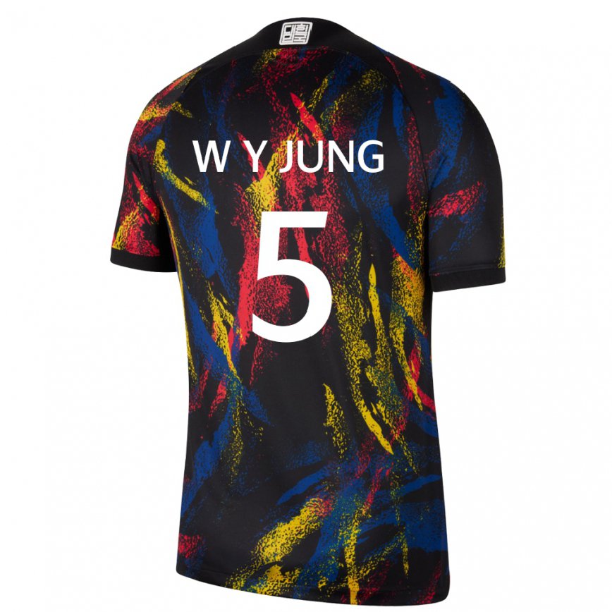 Herren Südkoreanische Woo-young Jung #5 Mehrfarbig Auswärtstrikot Trikot 22-24 Luxemburg