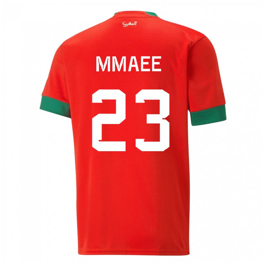 Damen Marokkanische Ryan Mmaee #23 Rot Heimtrikot Trikot 22-24 Luxemburg