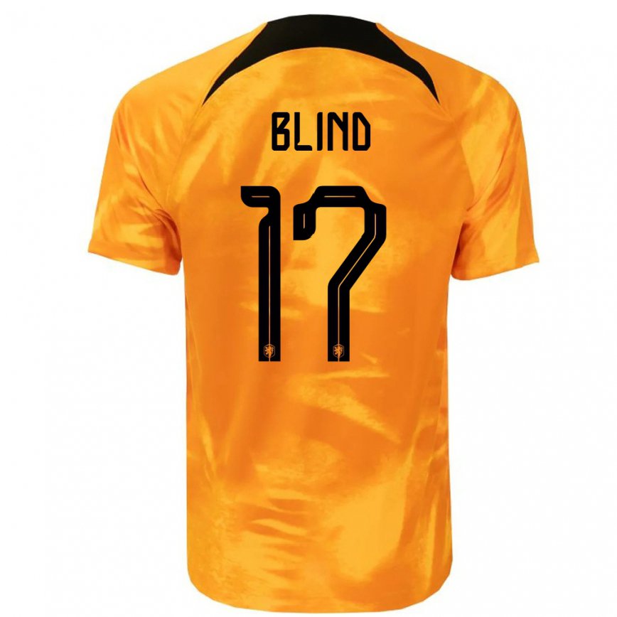 Damen Niederländische Daley Blind #17 Laser-orange Heimtrikot Trikot 22-24 Luxemburg
