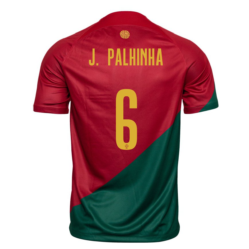 Damen Portugiesische Joao Palhinha #6 Rot Grün Heimtrikot Trikot 22-24 Luxemburg