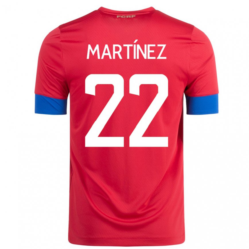 Damen Costa-ricanische Carlos Martinez #22 Rot Heimtrikot Trikot 22-24 Luxemburg