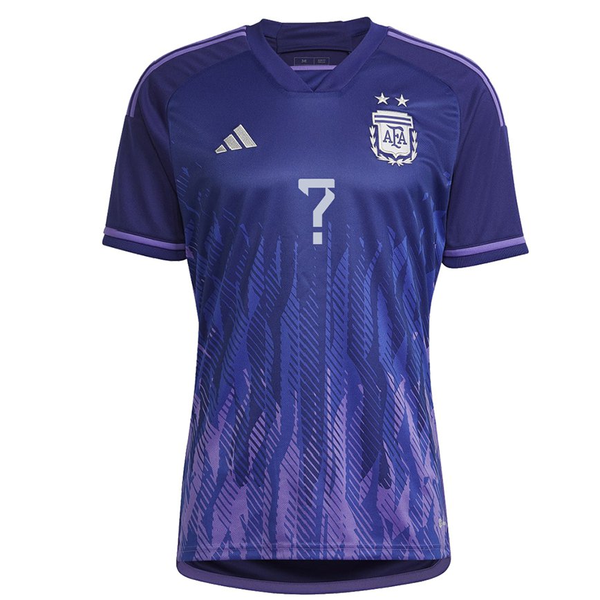 Damen Argentinische Ihren Namen #0 Violett Auswärtstrikot Trikot 22-24 Luxemburg