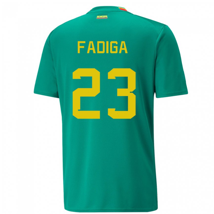 Damen Senegalesische Noah Fadiga #23 Grün Auswärtstrikot Trikot 22-24 Luxemburg