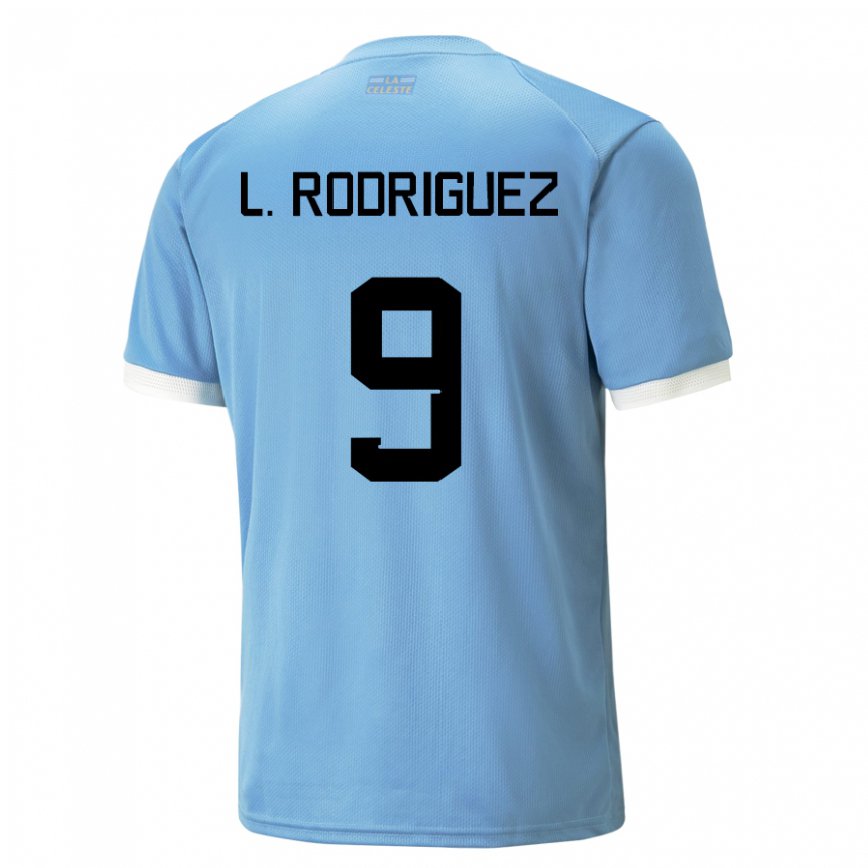 Kinder Uruguayische Luciano Rodriguez #9 Blau Heimtrikot Trikot 22-24 Luxemburg