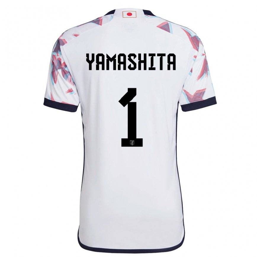 Kinder Japanische Ayaka Yamashita #1 Weiß Auswärtstrikot Trikot 22-24 Luxemburg