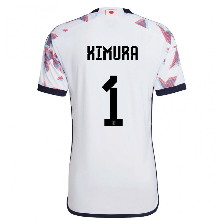 Kinder Japanische Ryoya Kimura #1 Weiß Auswärtstrikot Trikot 22-24 Luxemburg