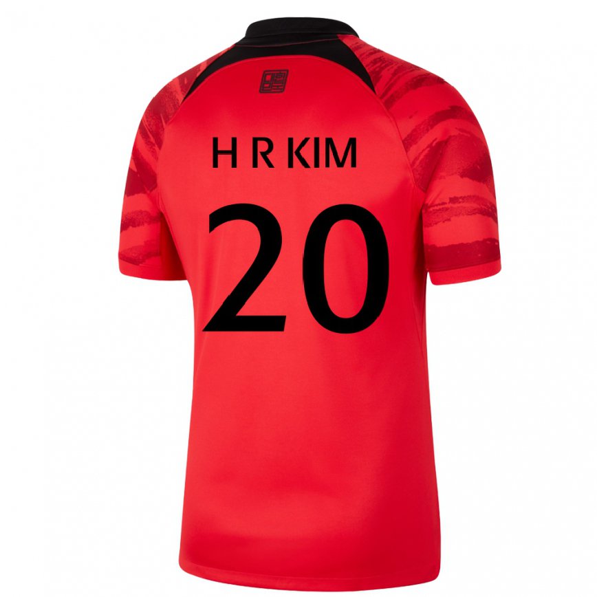 Herren Südkoreanische Kim Hye Ri #20 Rot Schwarz Heimtrikot Trikot 22-24 Luxemburg