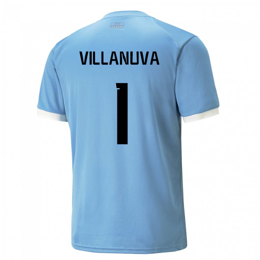 Herren Uruguayische Josefina Villanuva #1 Blau Heimtrikot Trikot 22-24 Luxemburg