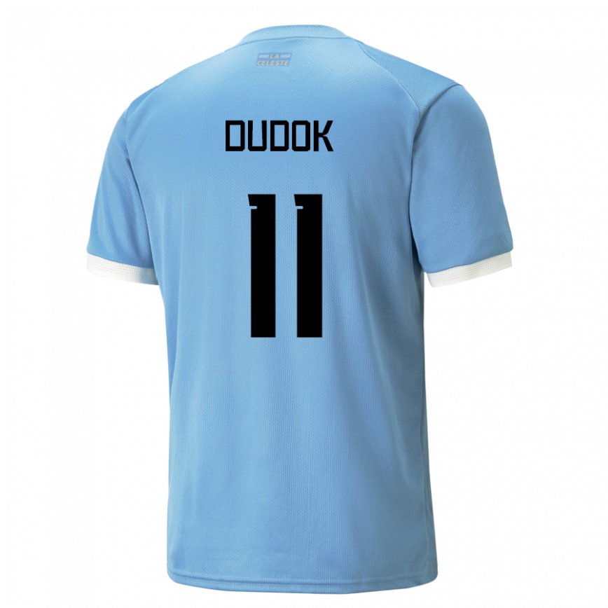 Herren Uruguayische Rodrigo Dudok #11 Blau Heimtrikot Trikot 22-24 Luxemburg