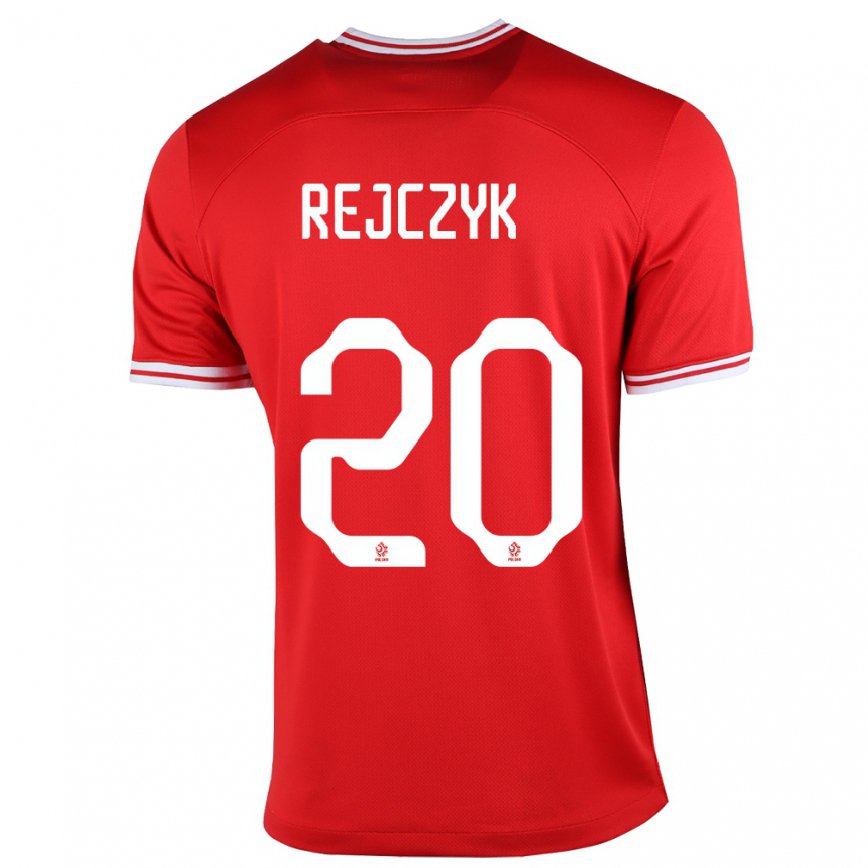 Herren Polnische Filip Rejczyk #20 Rot Auswärtstrikot Trikot 22-24 Luxemburg