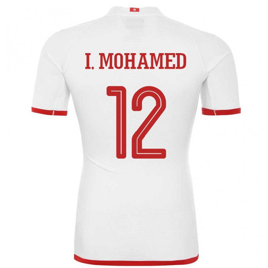 Herren Tunesische Ibtissem Ben Mohamed #12 Weiß Auswärtstrikot Trikot 22-24 Luxemburg