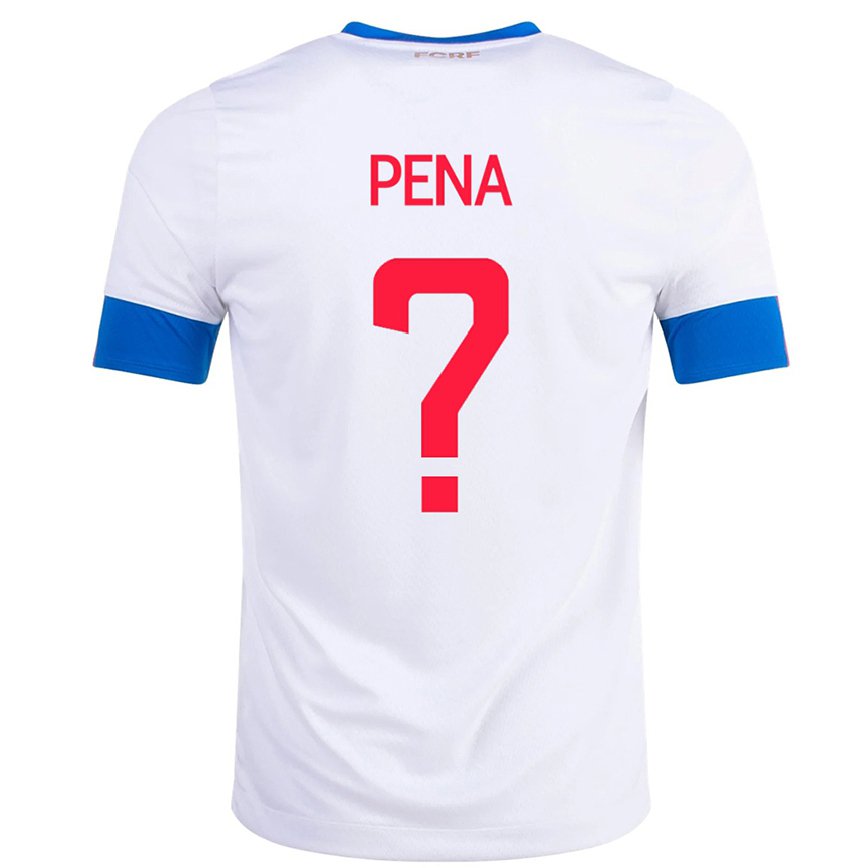 Herren Costa-ricanische Randy Pena #0 Weiß Auswärtstrikot Trikot 22-24 Luxemburg