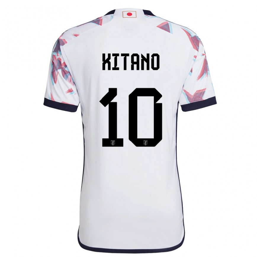 Herren Japanische Sota Kitano #10 Weiß Auswärtstrikot Trikot 22-24 Luxemburg