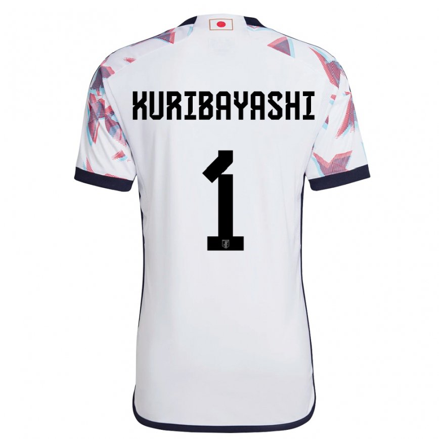 Herren Japanische Hayato Kuribayashi #1 Weiß Auswärtstrikot Trikot 22-24 Luxemburg