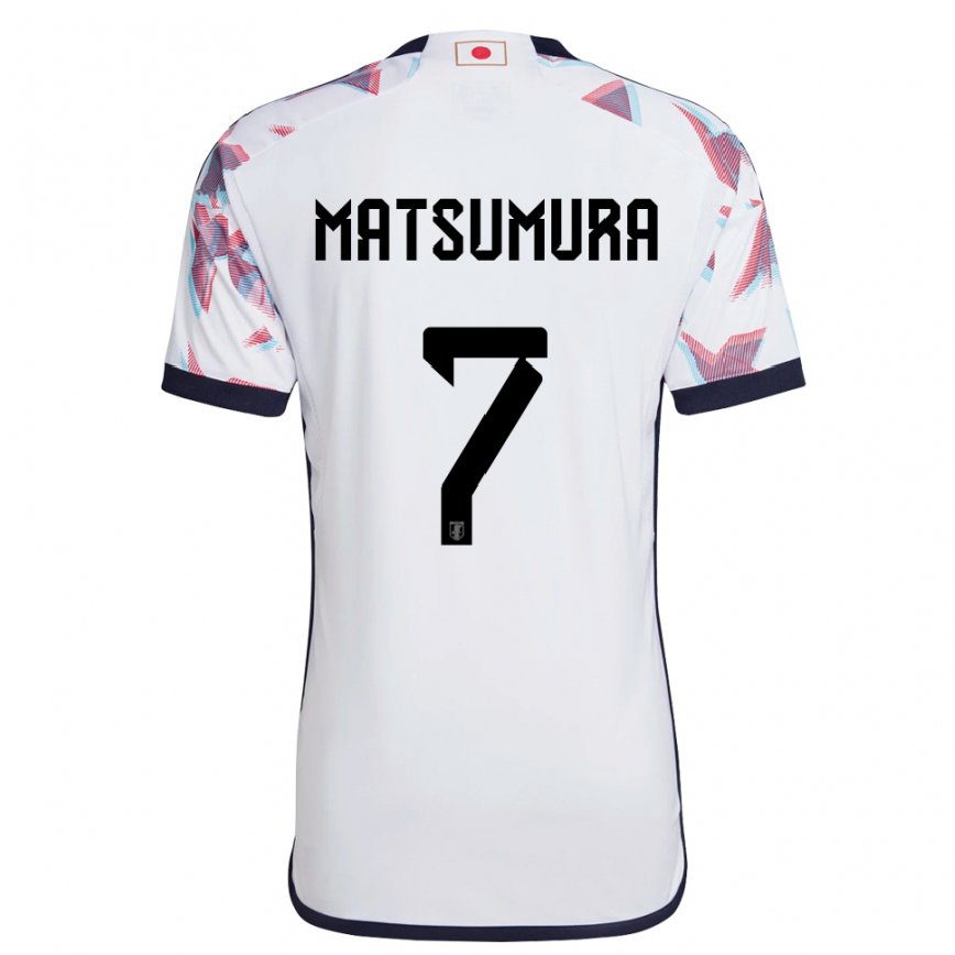 Herren Japanische Kosuke Matsumura #7 Weiß Auswärtstrikot Trikot 22-24 Luxemburg