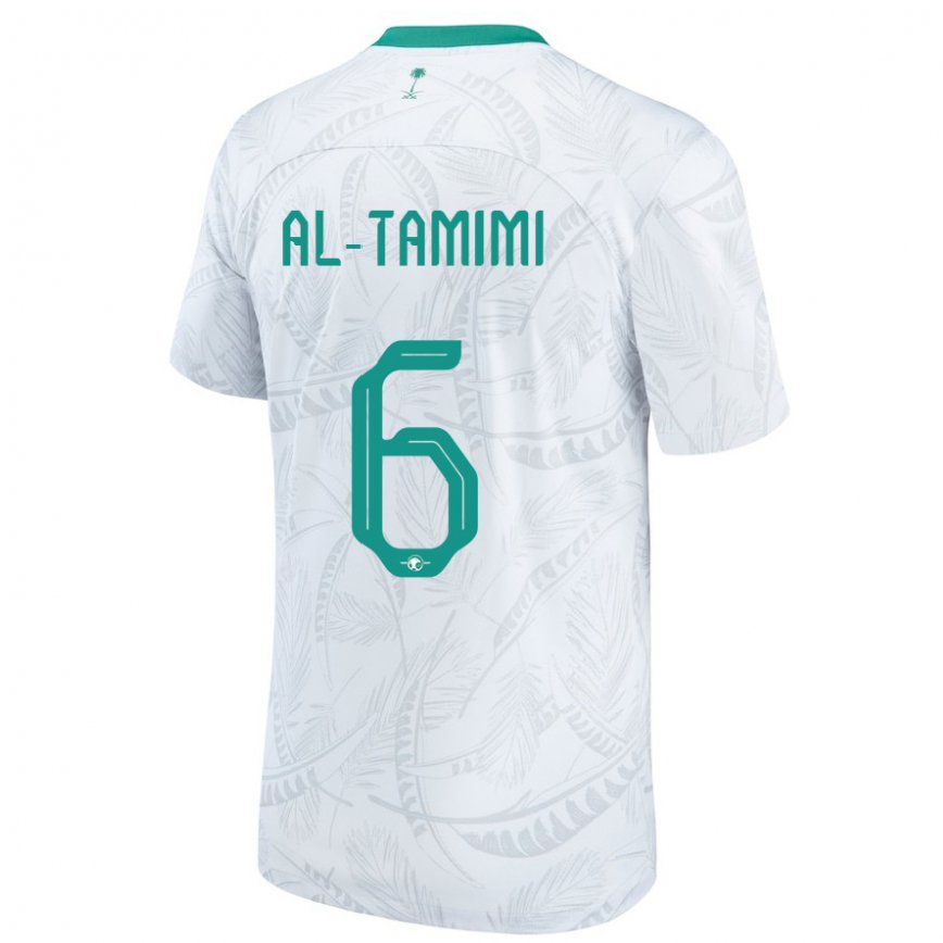 Damen Saudi-arabische Maryam Al Tamimi #6 Weiß Heimtrikot Trikot 22-24 Luxemburg