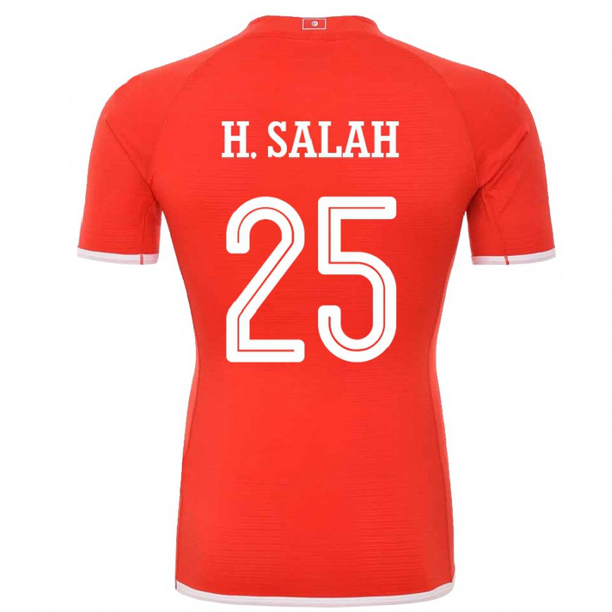 Damen Tunesische Heni Ben Salah #25 Rot Heimtrikot Trikot 22-24 Luxemburg