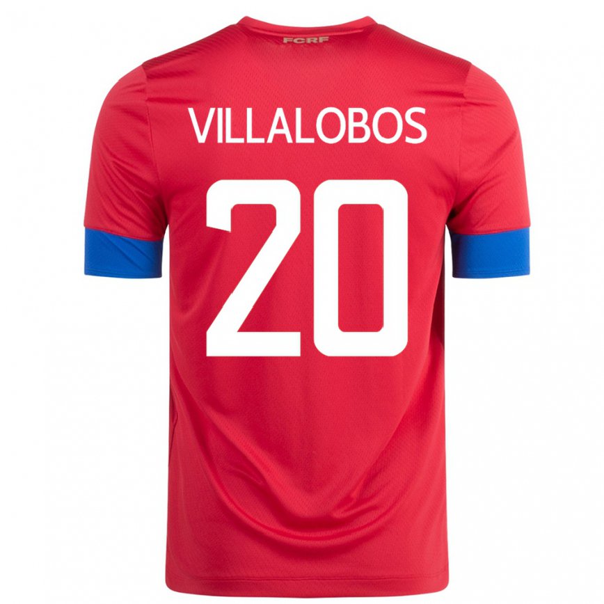 Damen Costa-ricanische Fabiola Villalobos #20 Rot Heimtrikot Trikot 22-24 Luxemburg