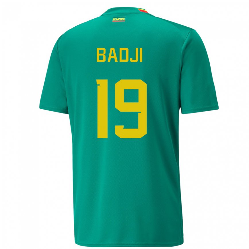 Damen Senegalesische Youssouph Badji #19 Grün Auswärtstrikot Trikot 22-24 Luxemburg