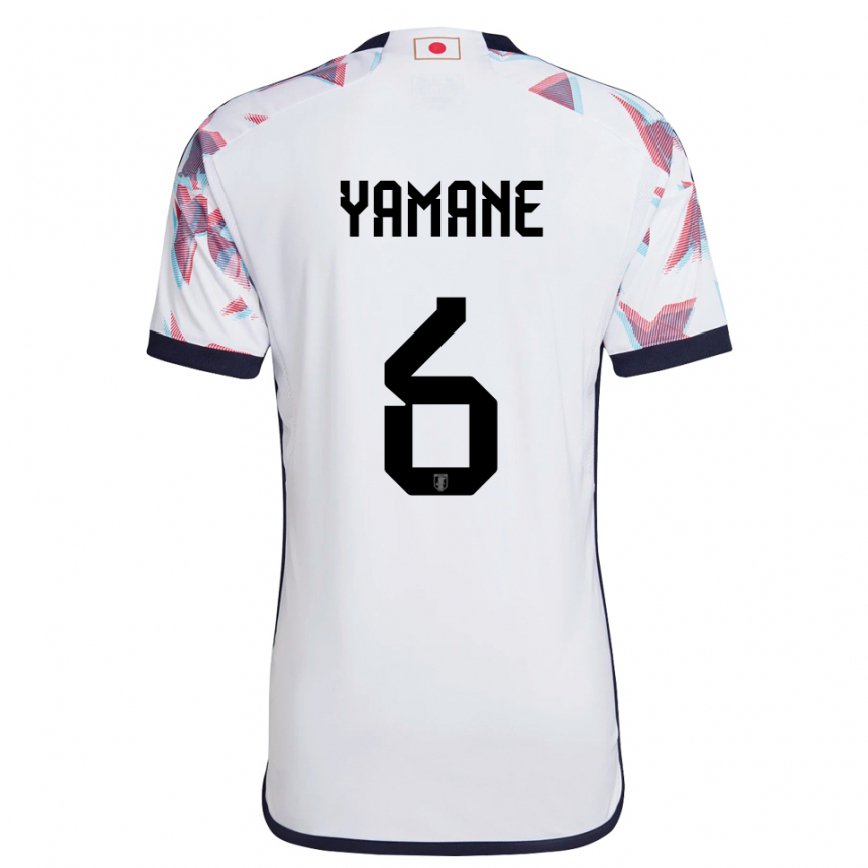 Damen Japanische Riku Yamane #6 Weiß Auswärtstrikot Trikot 22-24 Luxemburg