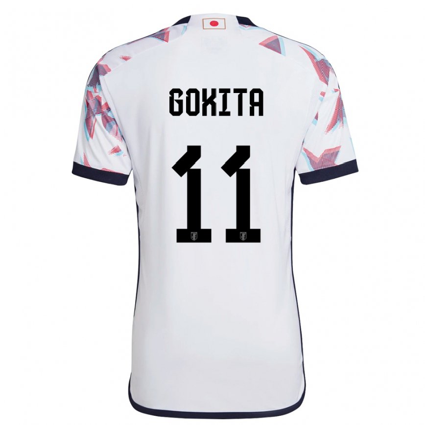 Damen Japanische Kishin Gokita #11 Weiß Auswärtstrikot Trikot 22-24 Luxemburg