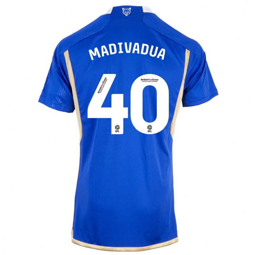 Herren Fußball Wanya Marcal Madivadua #40 Königsblau Heimtrikot Trikot 2023/24 T-Shirt Luxemburg