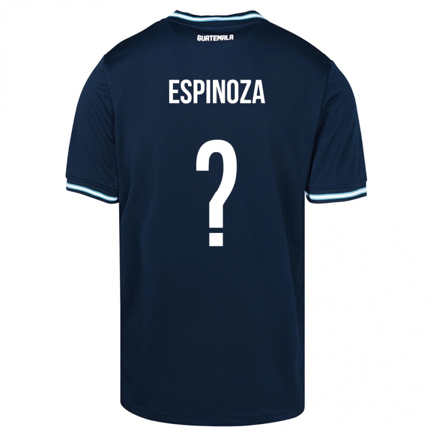 Kinder Fußball Guatemala José Espinoza #0 Blau Auswärtstrikot Trikot 24-26 T-Shirt Luxemburg