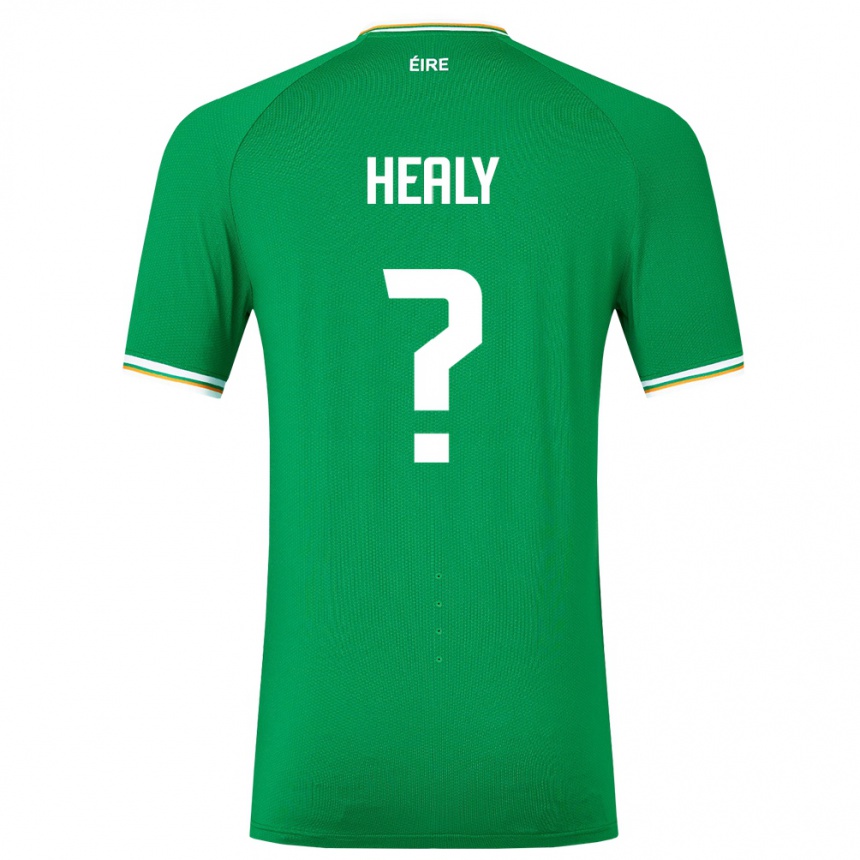 Herren Fußball Irische Matthew Healy #0 Grün Heimtrikot Trikot 24-26 T-Shirt Luxemburg