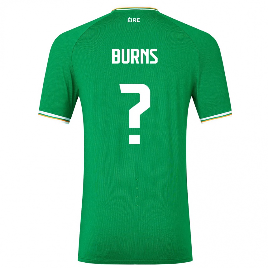 Herren Fußball Irische Darragh Burns #0 Grün Heimtrikot Trikot 24-26 T-Shirt Luxemburg