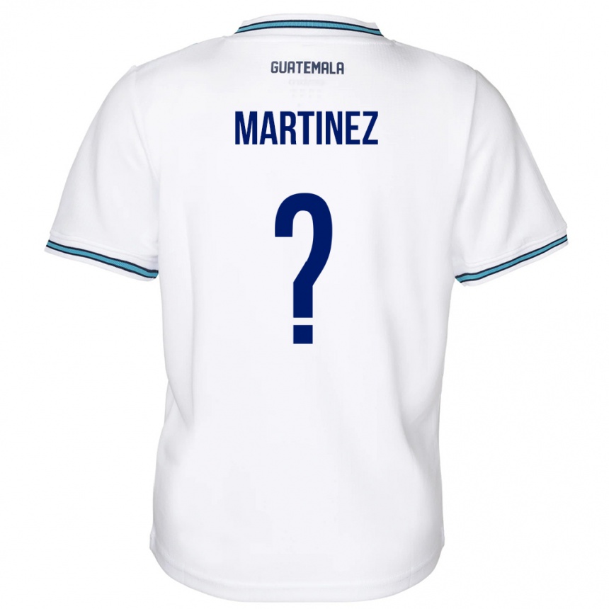 Herren Fußball Guatemala José Carlos Martinez #0 Weiß Heimtrikot Trikot 24-26 T-Shirt Luxemburg