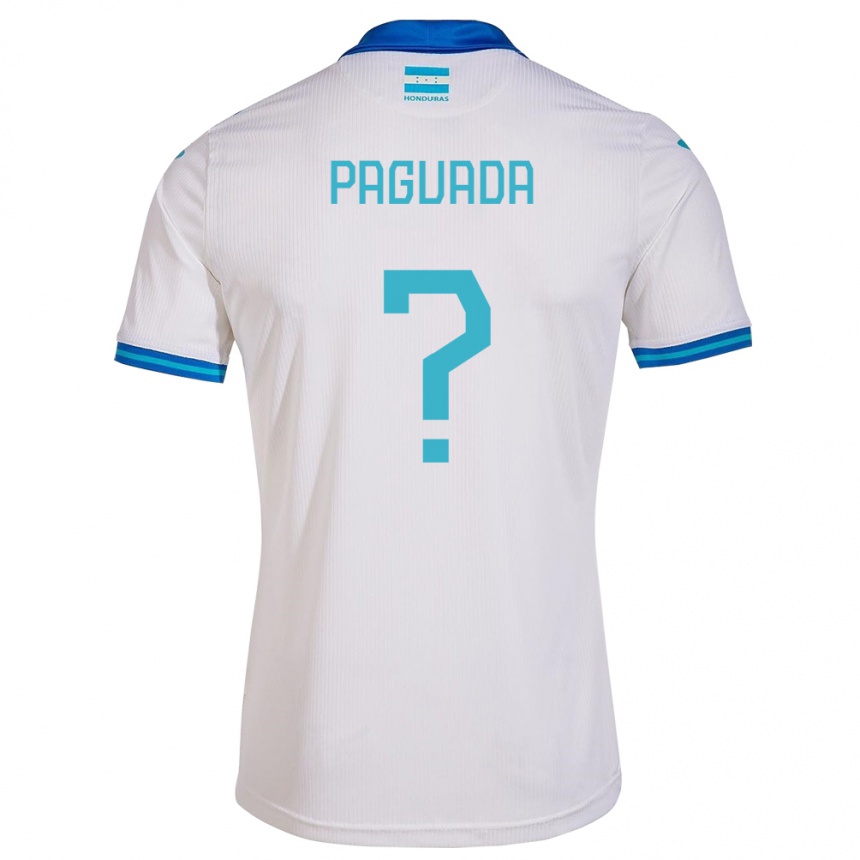Damen Fußball Honduras Didier Paguada #0 Weiß Heimtrikot Trikot 24-26 T-Shirt Luxemburg