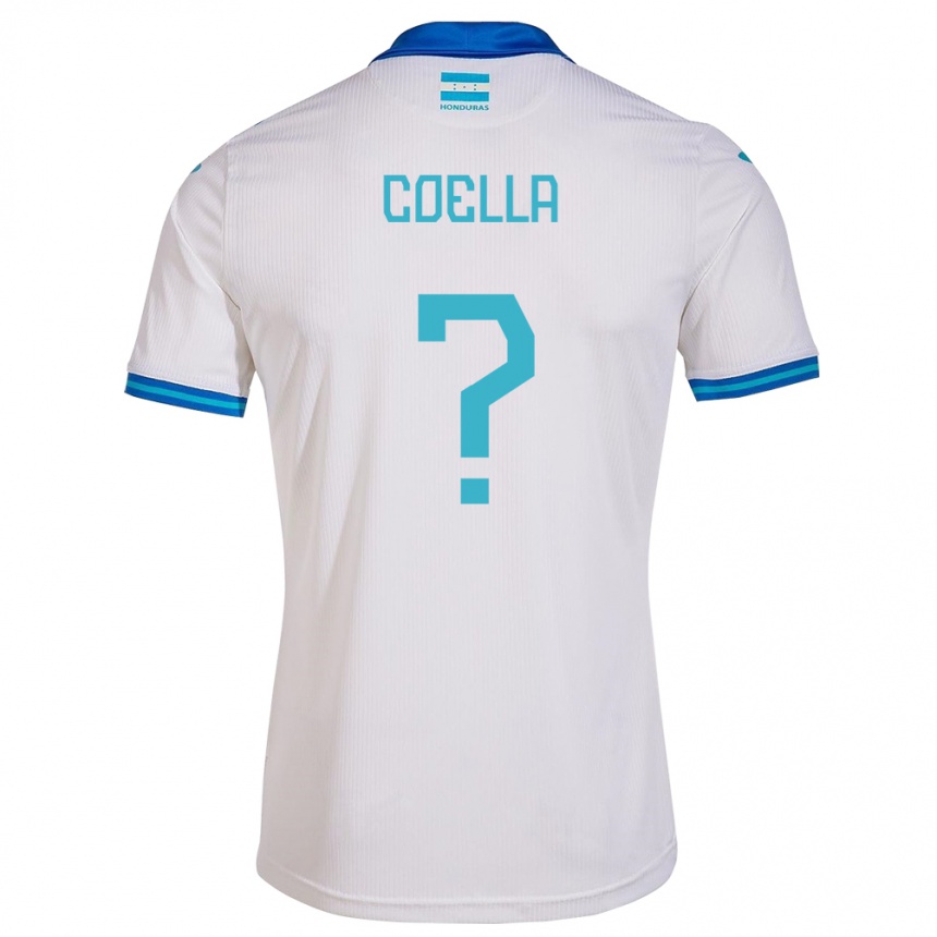 Damen Fußball Honduras Suzana Coella #0 Weiß Heimtrikot Trikot 24-26 T-Shirt Luxemburg