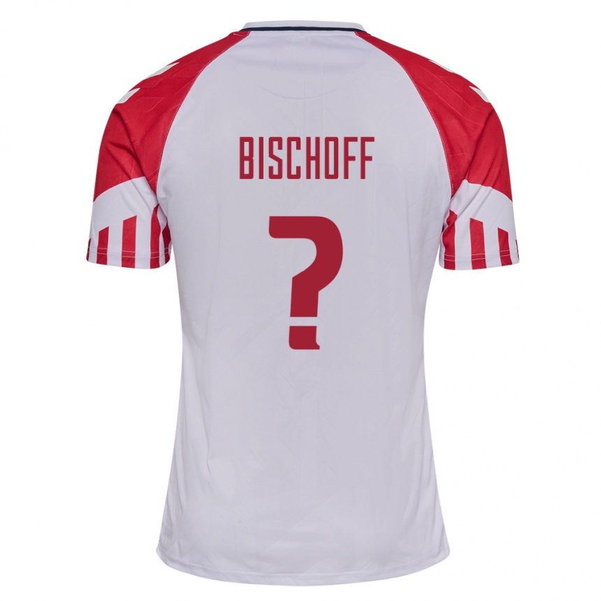 Damen Fußball Dänische Clement Bischoff #0 Weiß Auswärtstrikot Trikot 24-26 T-Shirt Luxemburg