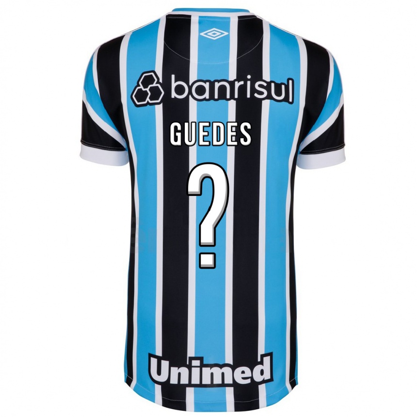 Kinder Fußball Guilherme Guedes #0 Blau Heimtrikot Trikot 2023/24 T-Shirt Luxemburg