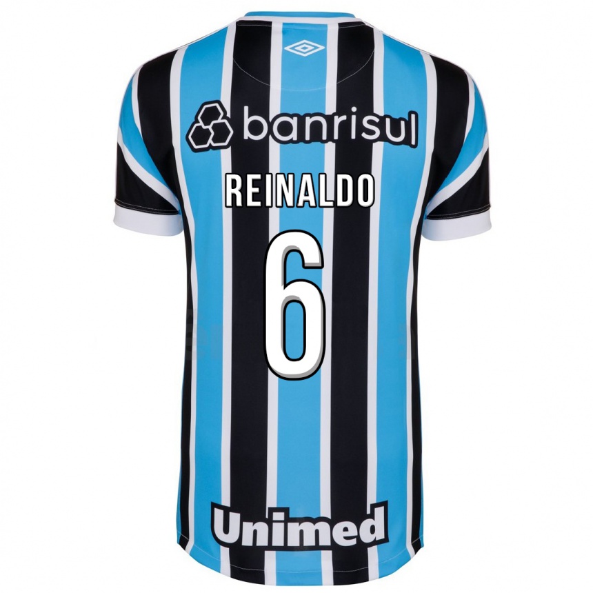 Kinder Fußball Reinaldo #6 Blau Heimtrikot Trikot 2023/24 T-Shirt Luxemburg