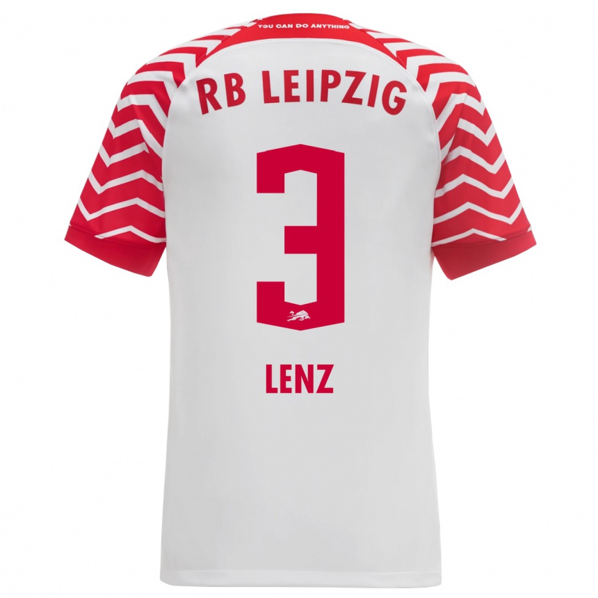 Kinder Fußball Christopher Lenz #3 Weiß Heimtrikot Trikot 2023/24 T-Shirt Luxemburg