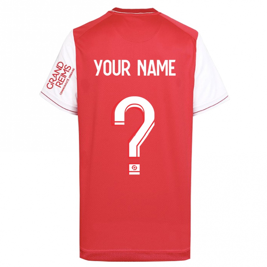 Kinder Fußball Ihren Namen #0 Rot Heimtrikot Trikot 2023/24 T-Shirt Luxemburg
