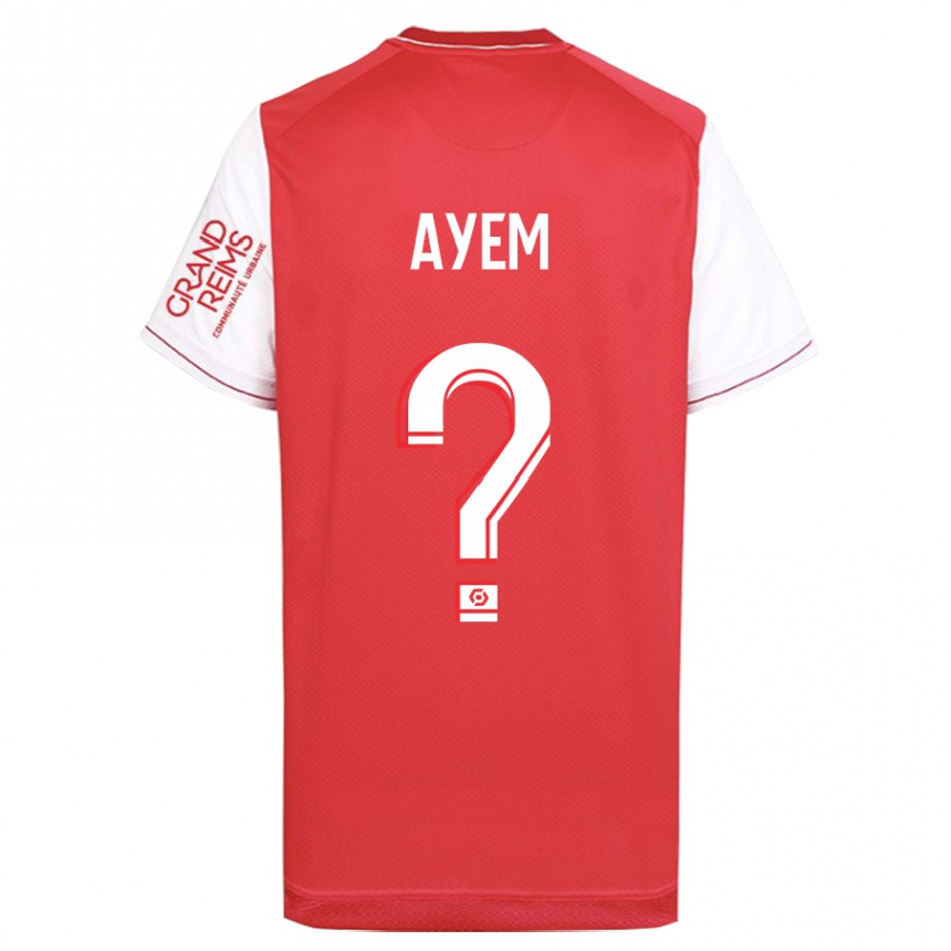 Kinder Fußball Grégory Ayem #0 Rot Heimtrikot Trikot 2023/24 T-Shirt Luxemburg