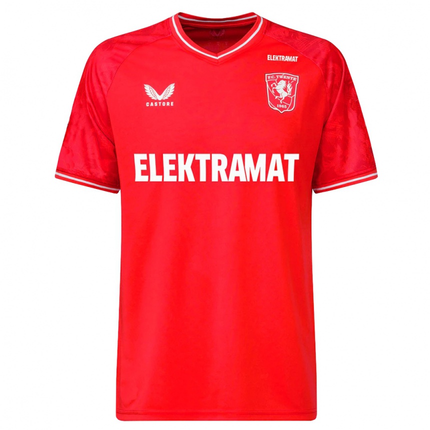 Kinder Fußball Daan Rots #11 Rot Heimtrikot Trikot 2023/24 T-Shirt Luxemburg