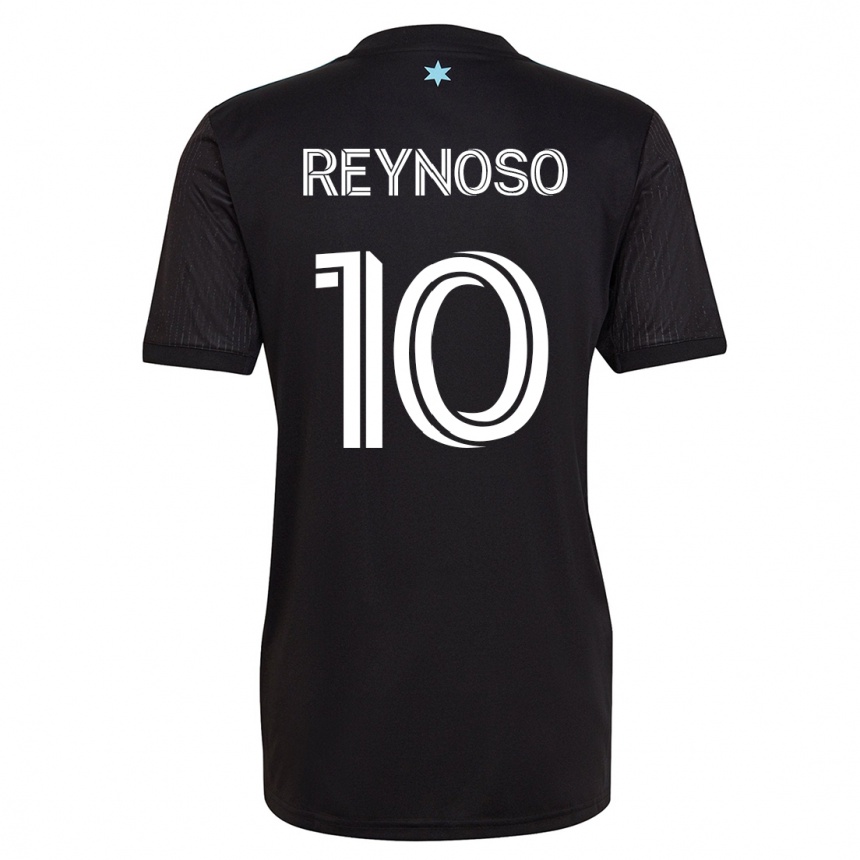Kinder Fußball Emanuel Reynoso #10 Schwarz Heimtrikot Trikot 2023/24 T-Shirt Luxemburg