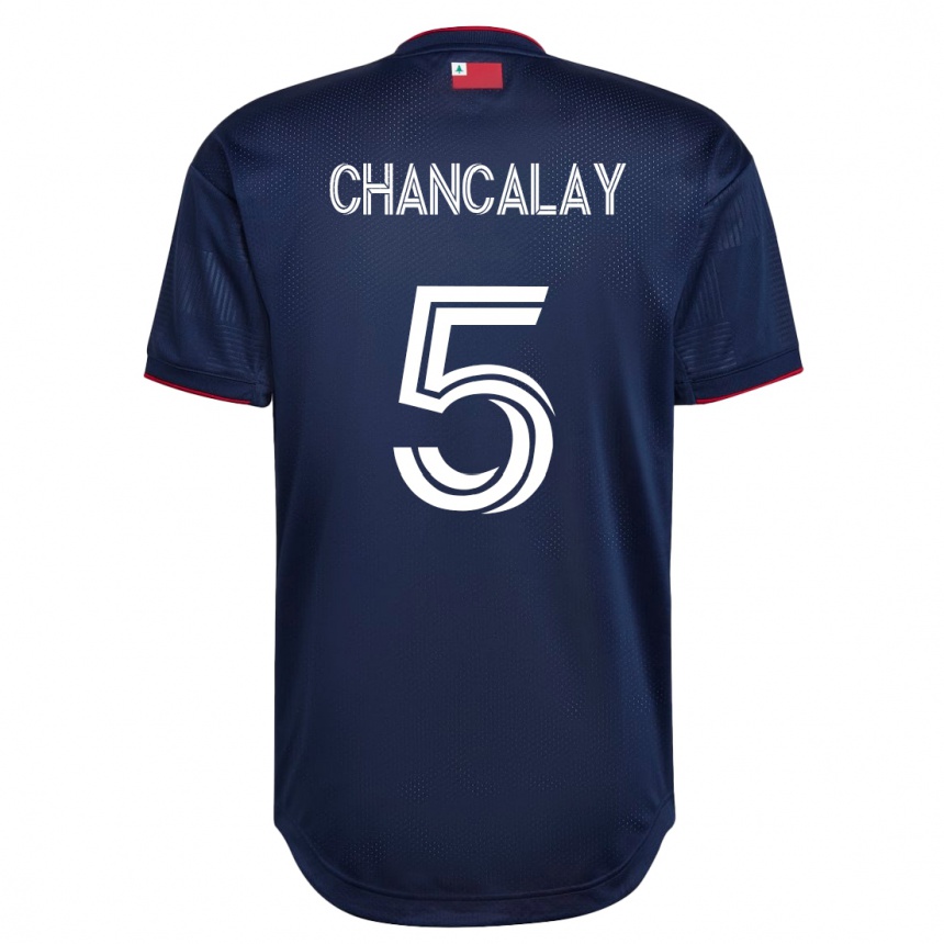 Kinder Fußball Tomás Chancalay #5 Marine Heimtrikot Trikot 2023/24 T-Shirt Luxemburg