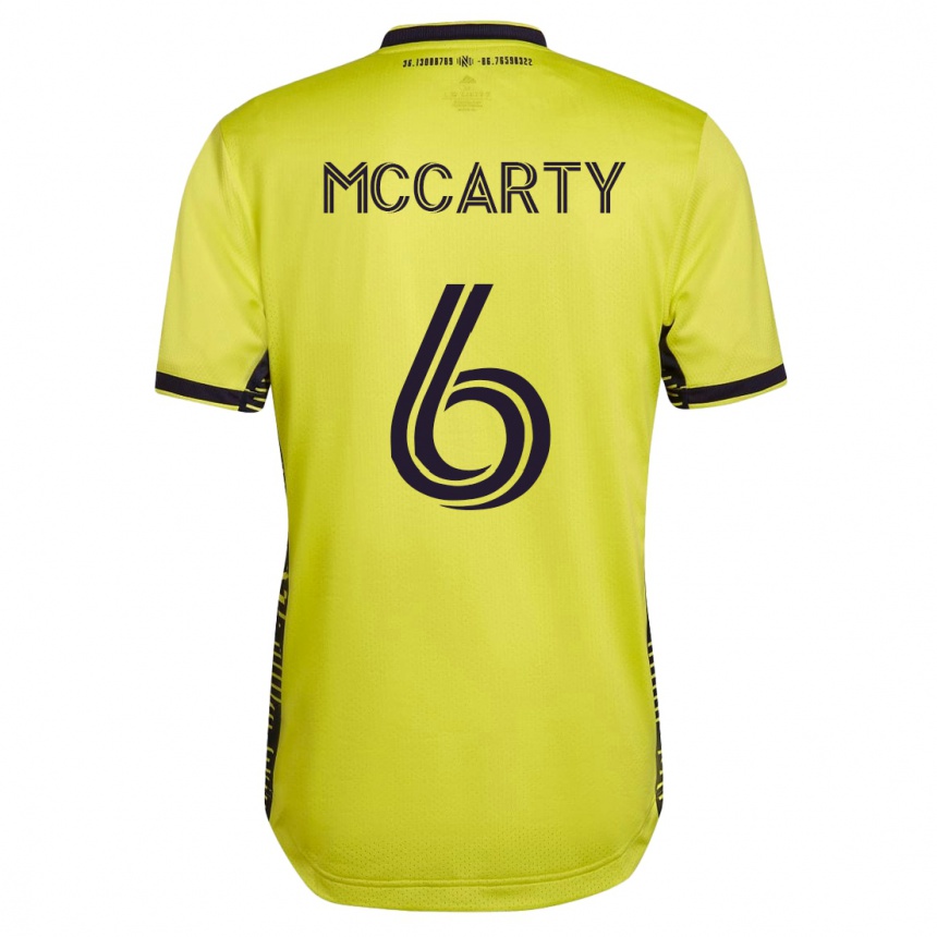Kinder Fußball Dax Mccarty #6 Gelb Heimtrikot Trikot 2023/24 T-Shirt Luxemburg