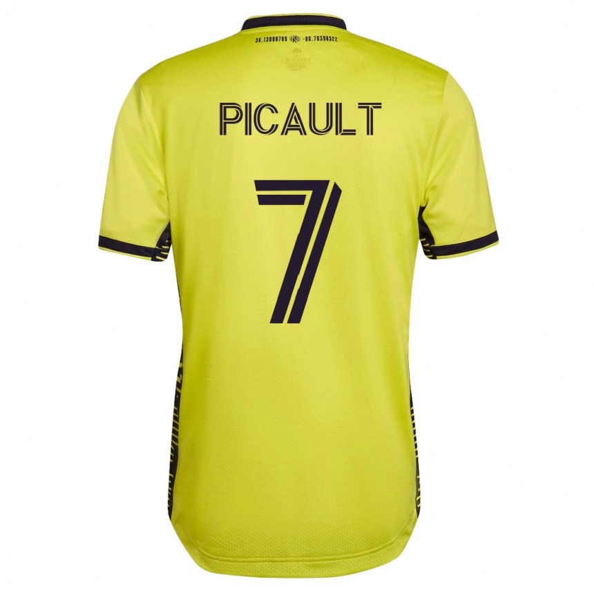 Kinder Fußball Fafà Picault #7 Gelb Heimtrikot Trikot 2023/24 T-Shirt Luxemburg