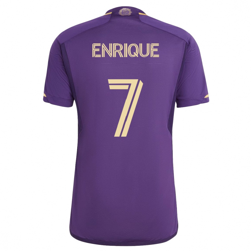 Kinder Fußball Ramiro Enrique #7 Violett Heimtrikot Trikot 2023/24 T-Shirt Luxemburg