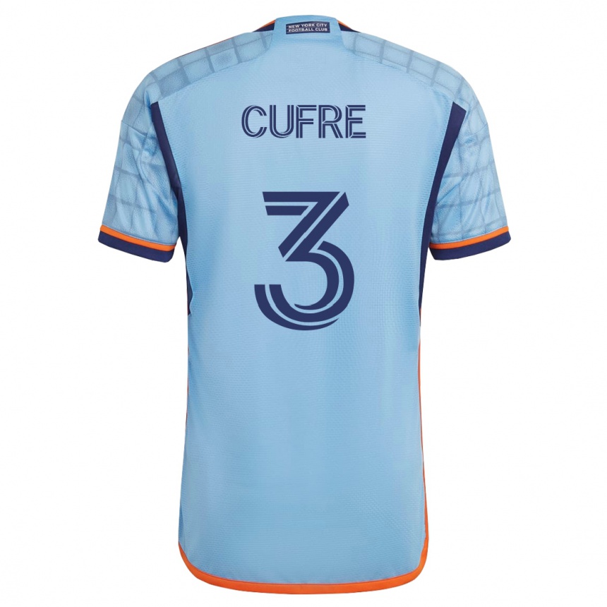 Kinder Fußball Braian Cufré #3 Blau Heimtrikot Trikot 2023/24 T-Shirt Luxemburg